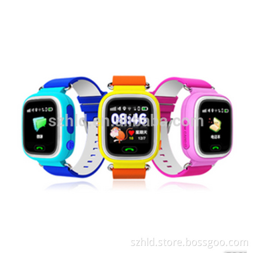 Nice lovely design SOS function smart GPS kids watch for children with making call function